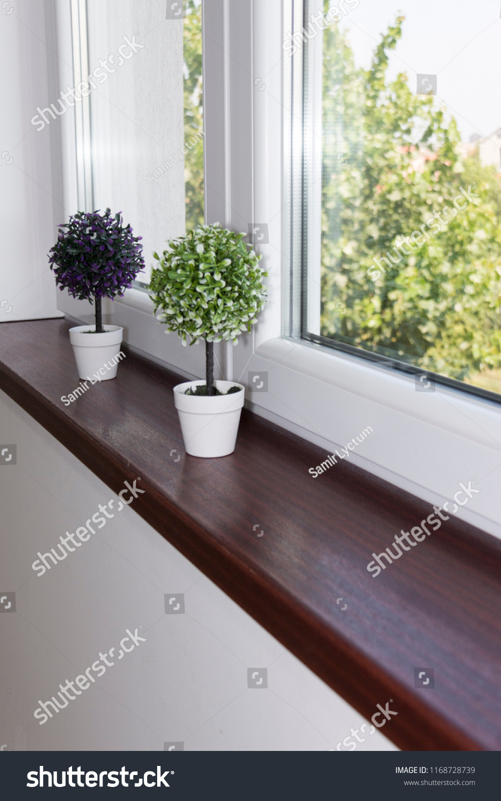 Window Sill Pvc Window Stock Photo Edit Now 1168728739