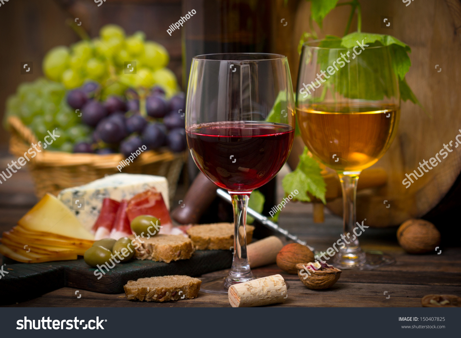 Wine And Cheese Stock Photo 150407825 : Shutterstock