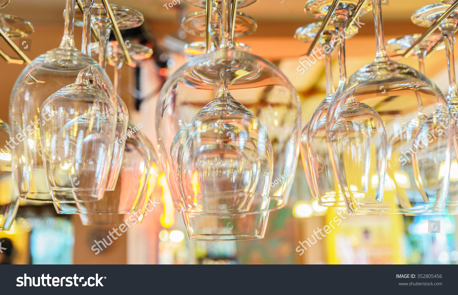 Wine Glass On Whie Focus Stock Photo Royalty Free 352805456 Wine Glass On The Whie Focus Second Row