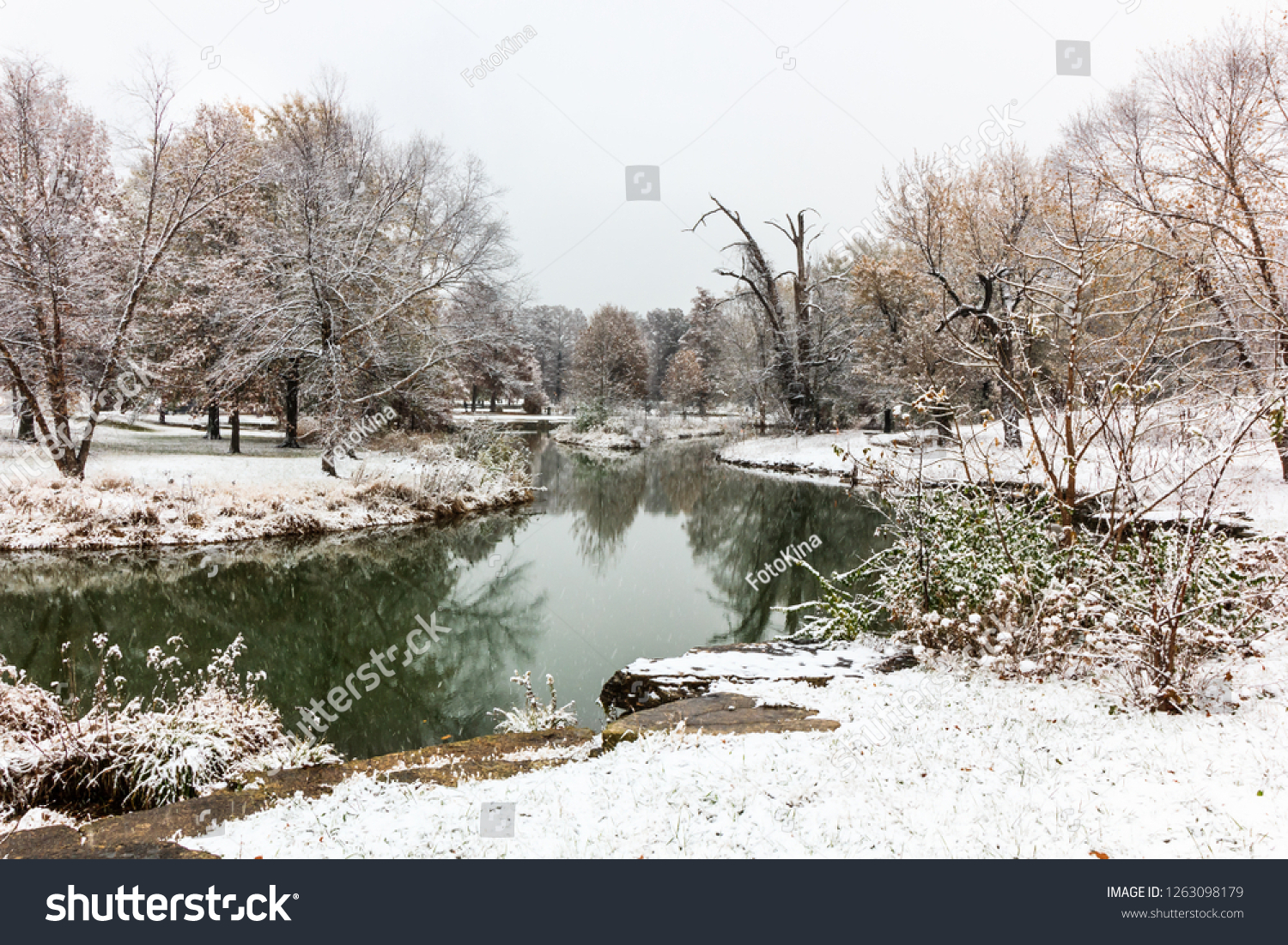 Winter Missouri Botanical Garden St Louis Stock Photo Edit Now 1263098179