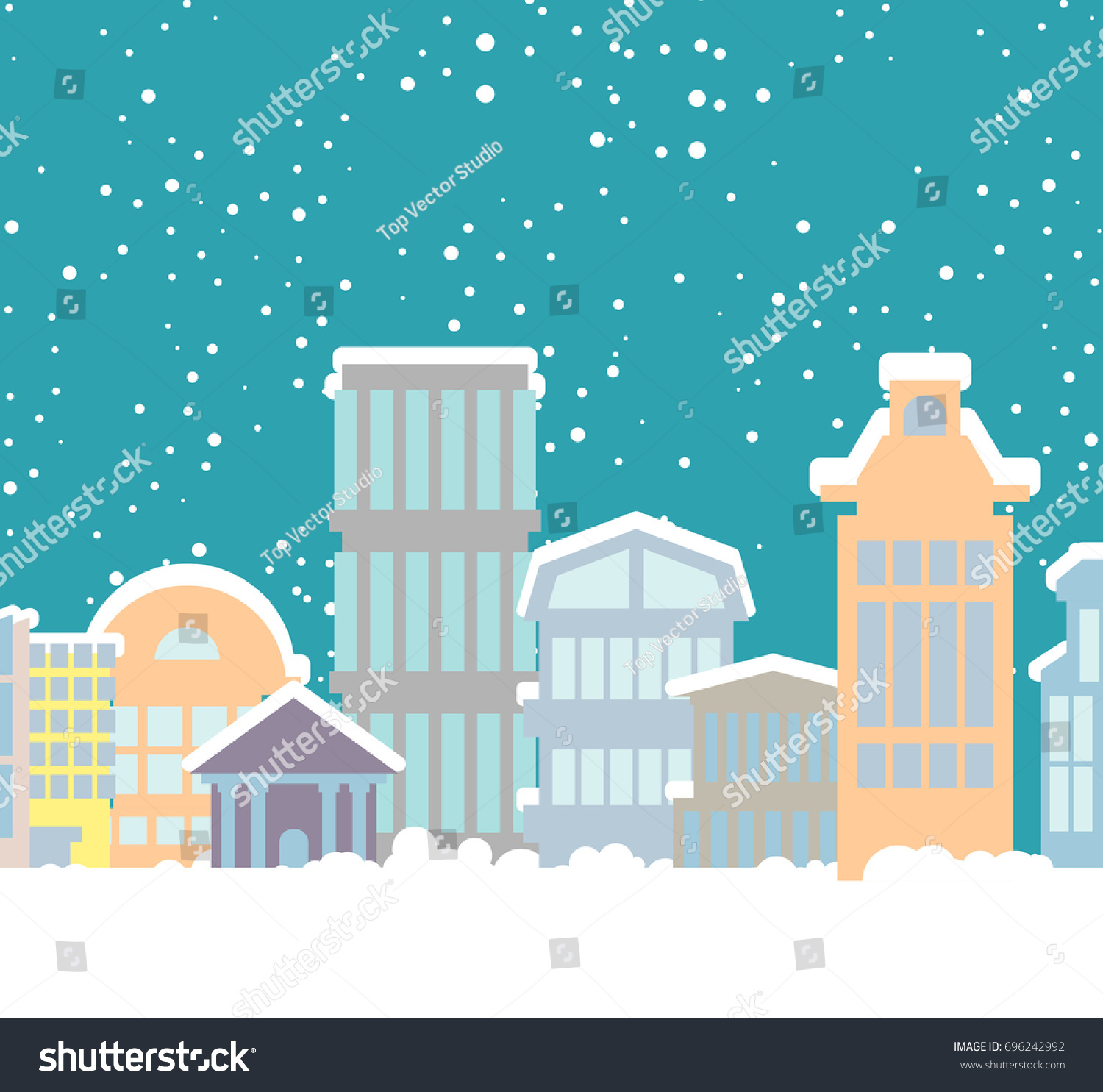 winter christmas city buildings in snow snowfall in town new year background - Christmas City Studios winter christmas city buildings in snow snowfall in town new year background - Christmas City Studios