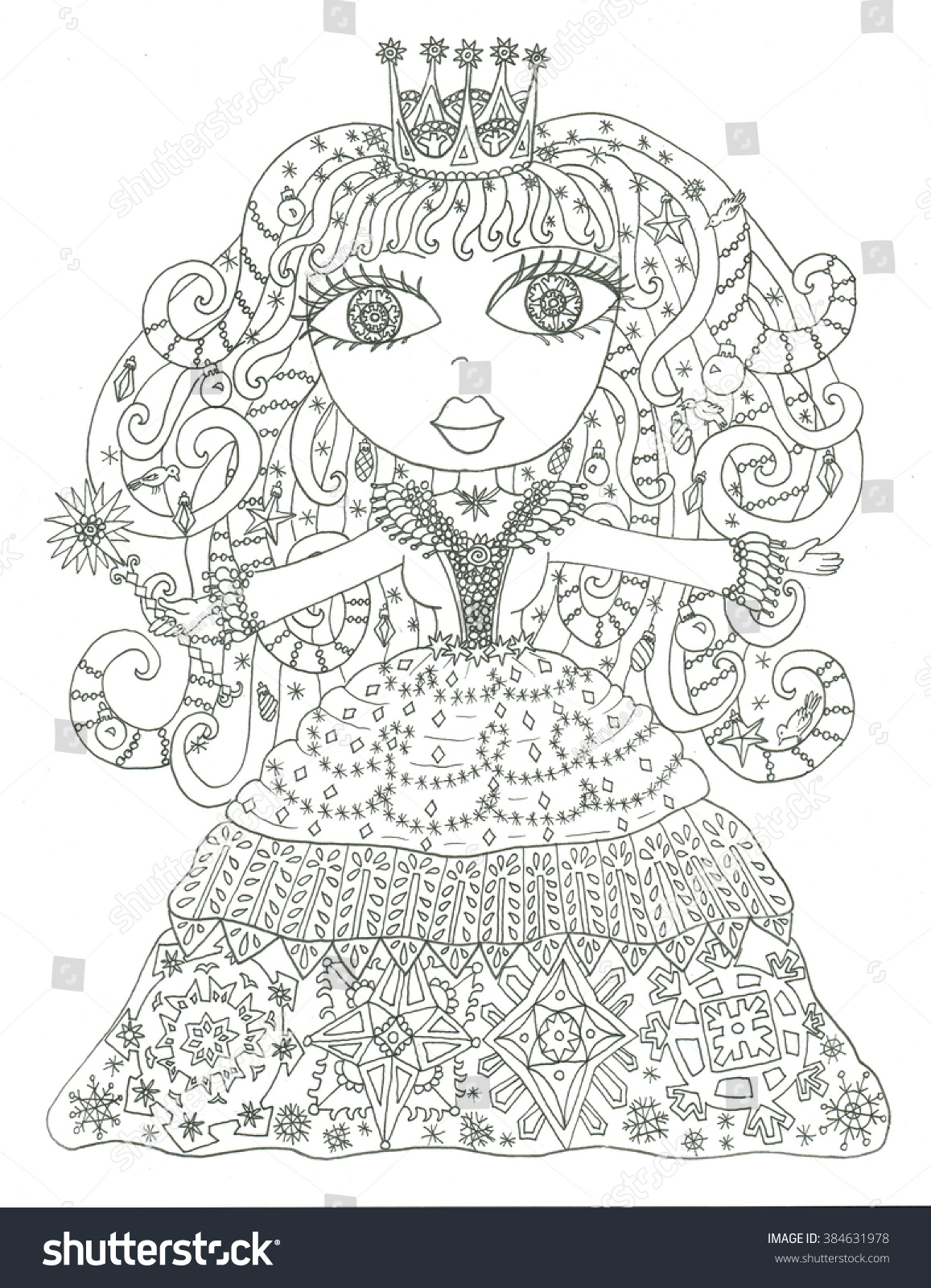 70 Winter Princess Coloring Pages  Best Free