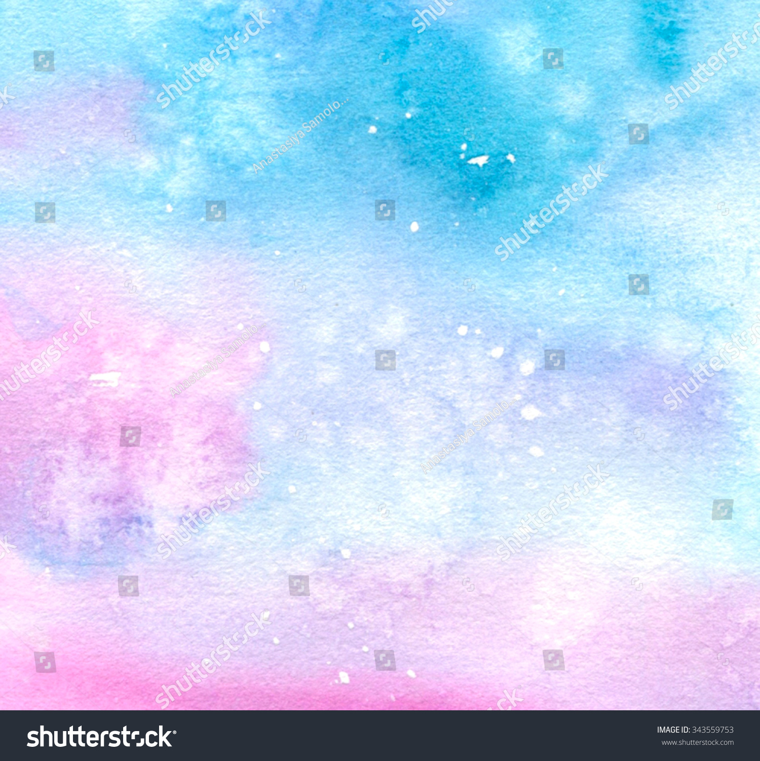 winter watercolor hand drawn decorative paper grain texture colorful magic card wet brush painted abstract - Decorative Paper winter watercolor hand drawn decorative paper grain texture colorful magic card wet brush painted abstract - Decorative Paper