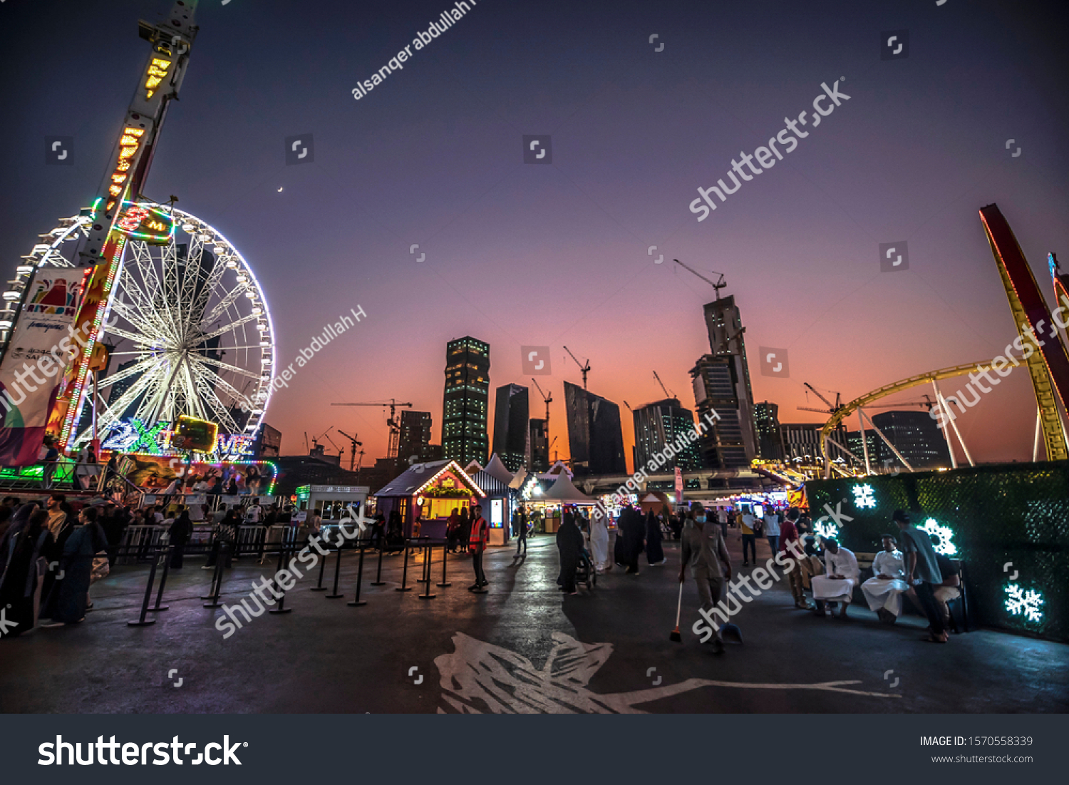 Winter Wonderland Riyadh Season 23 Nov Stock Photo 1570558339 ...