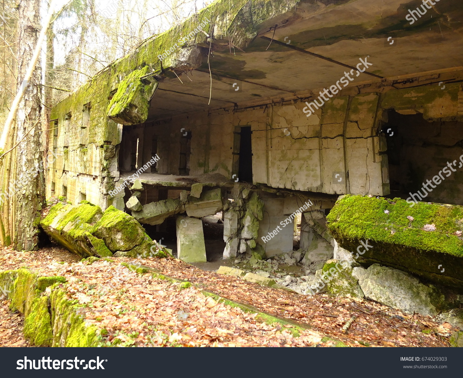 Wolfs Lair Wolfsschanze Wolfschanze Wilczy Szaniec Stock Photo ...