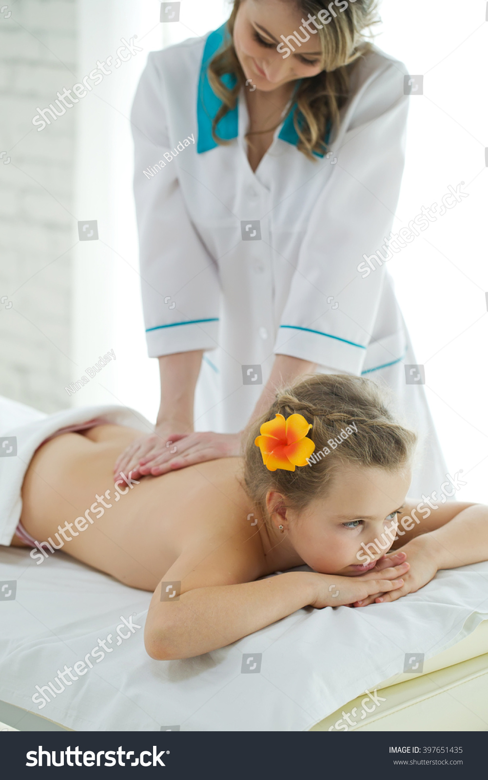 Little Girl Massage