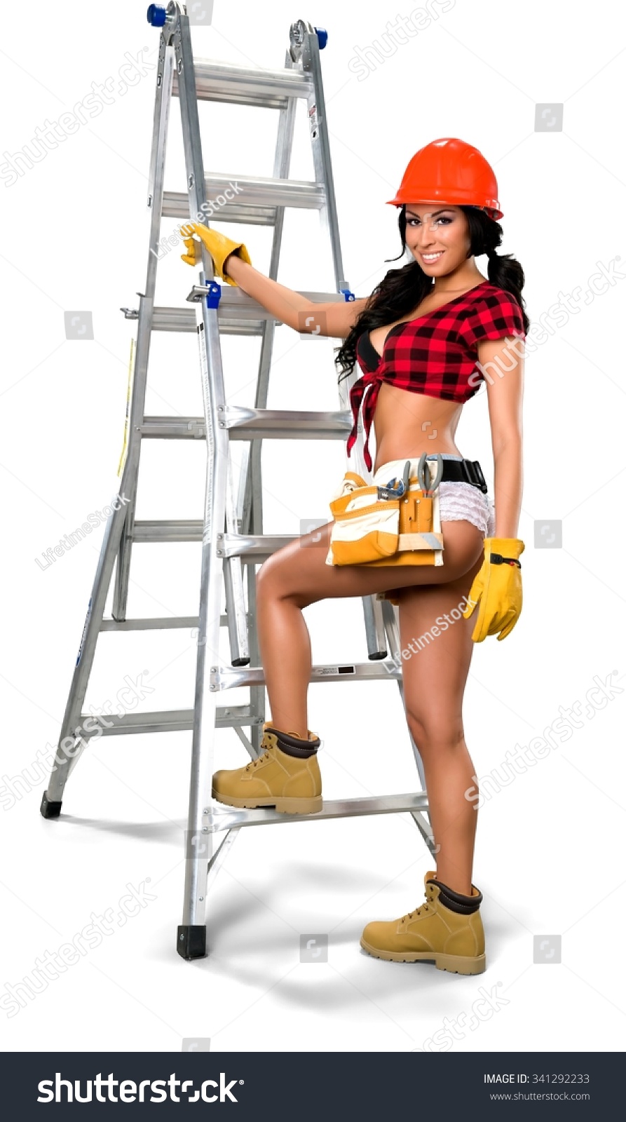 Sexy Woman Construction Worker