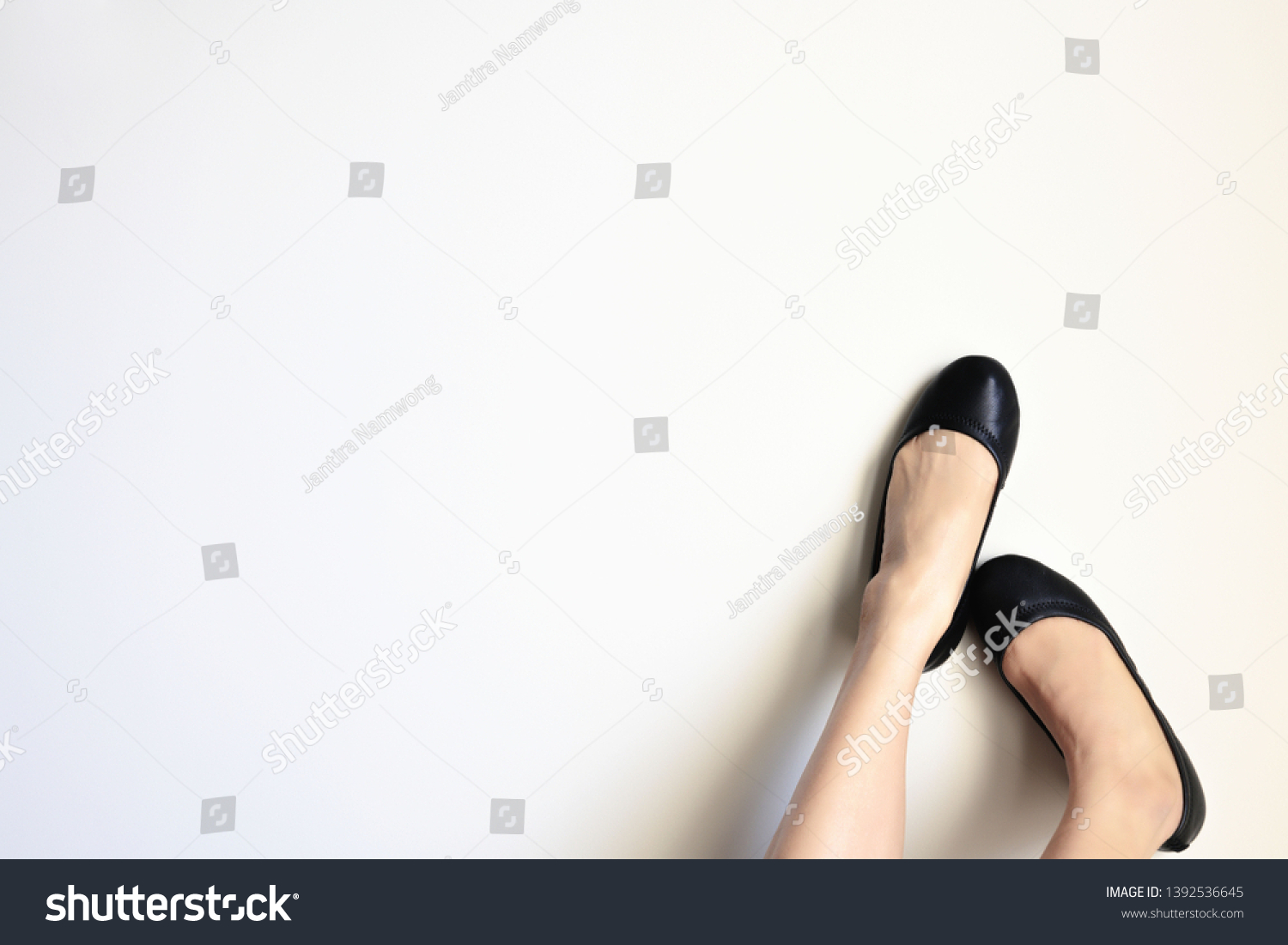 flat shoes black colour