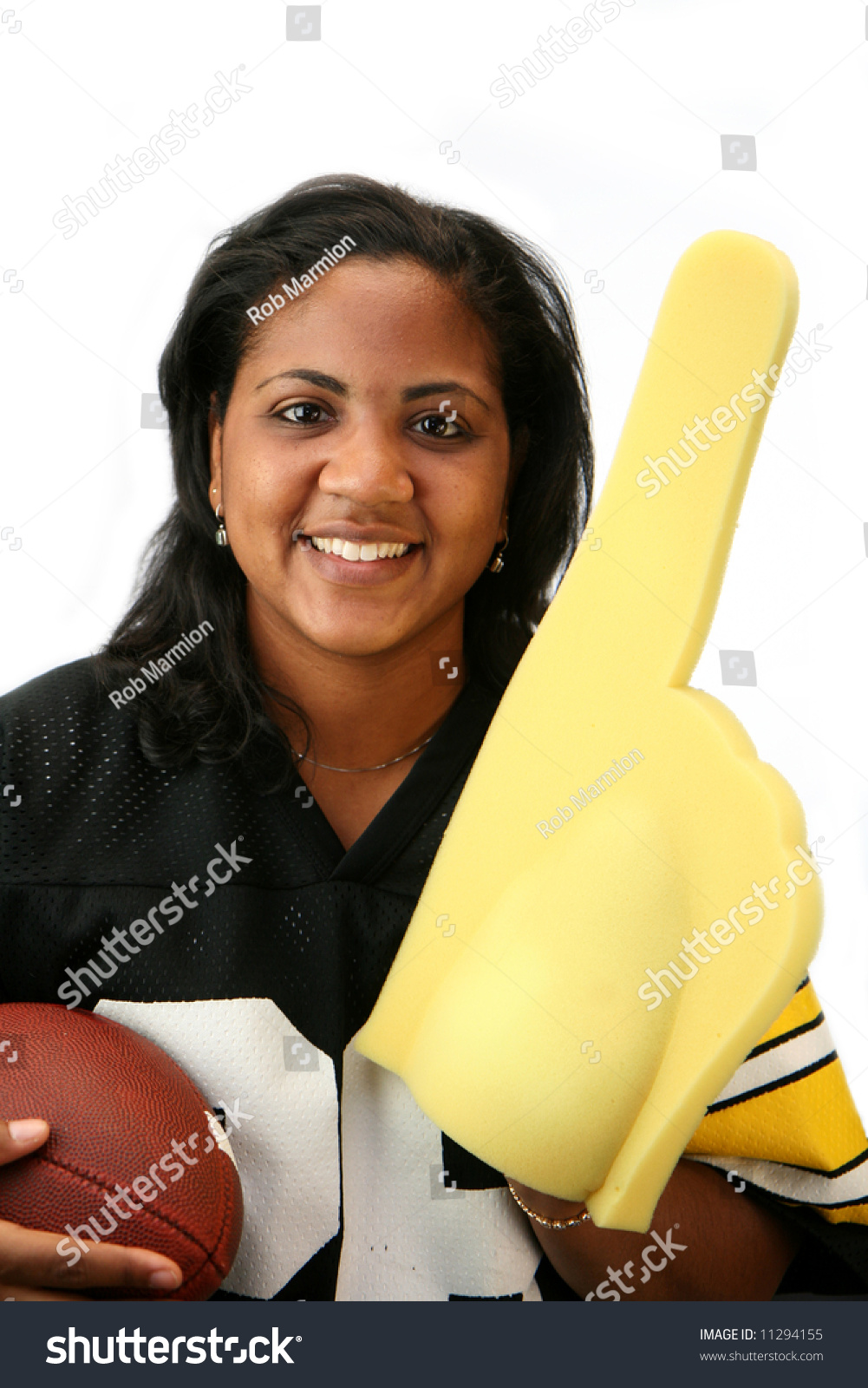 women in football jerseys