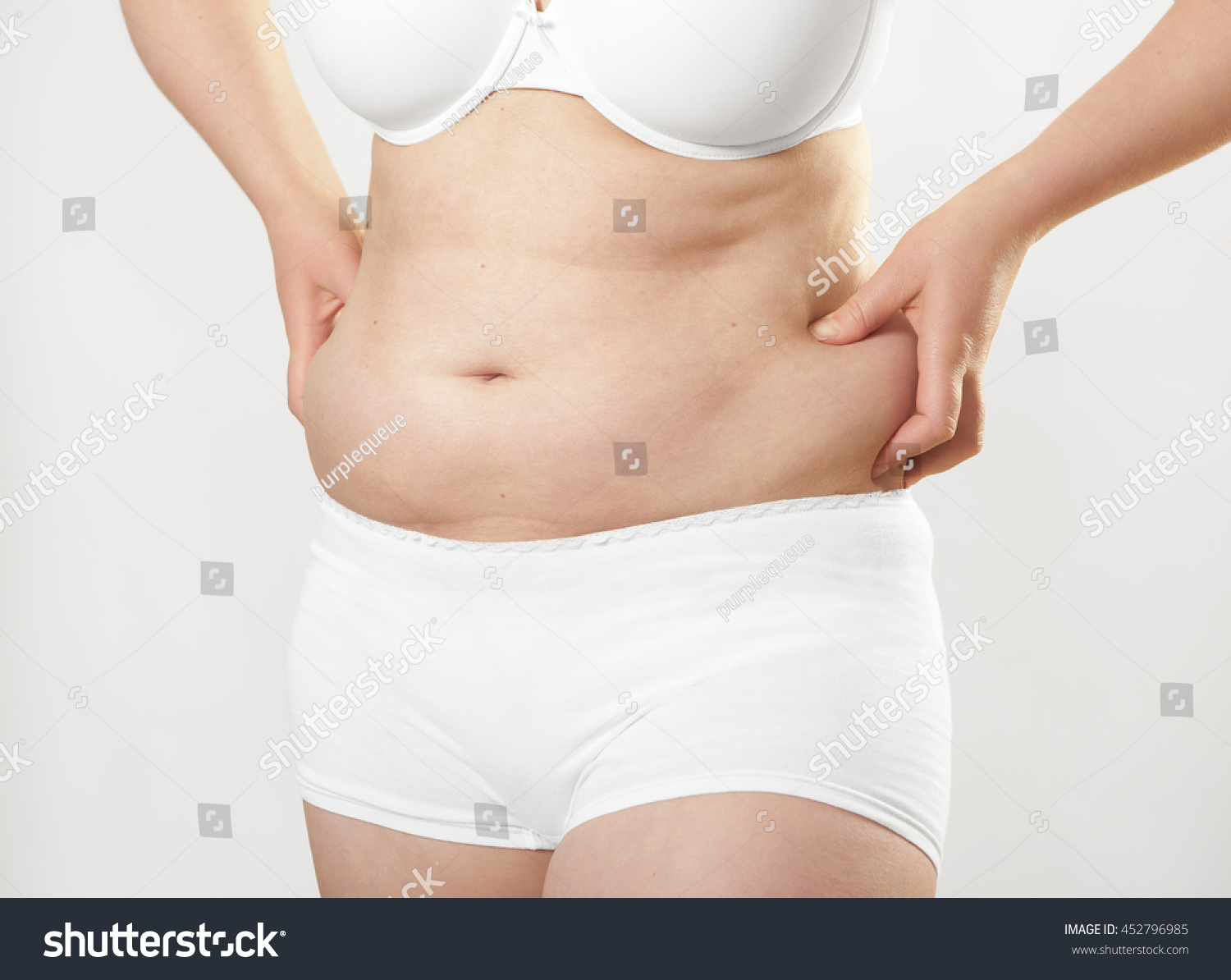 stomach holding in underwear