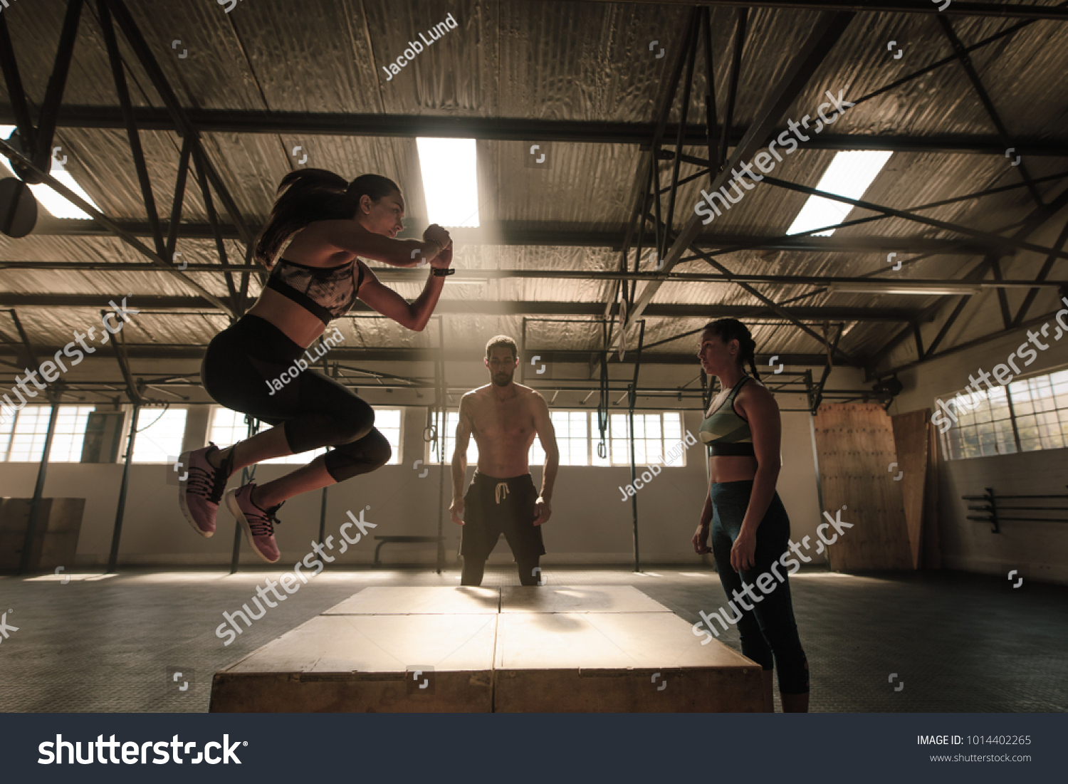 3,532 Box Jump Gym Images, Stock Photos & Vectors 