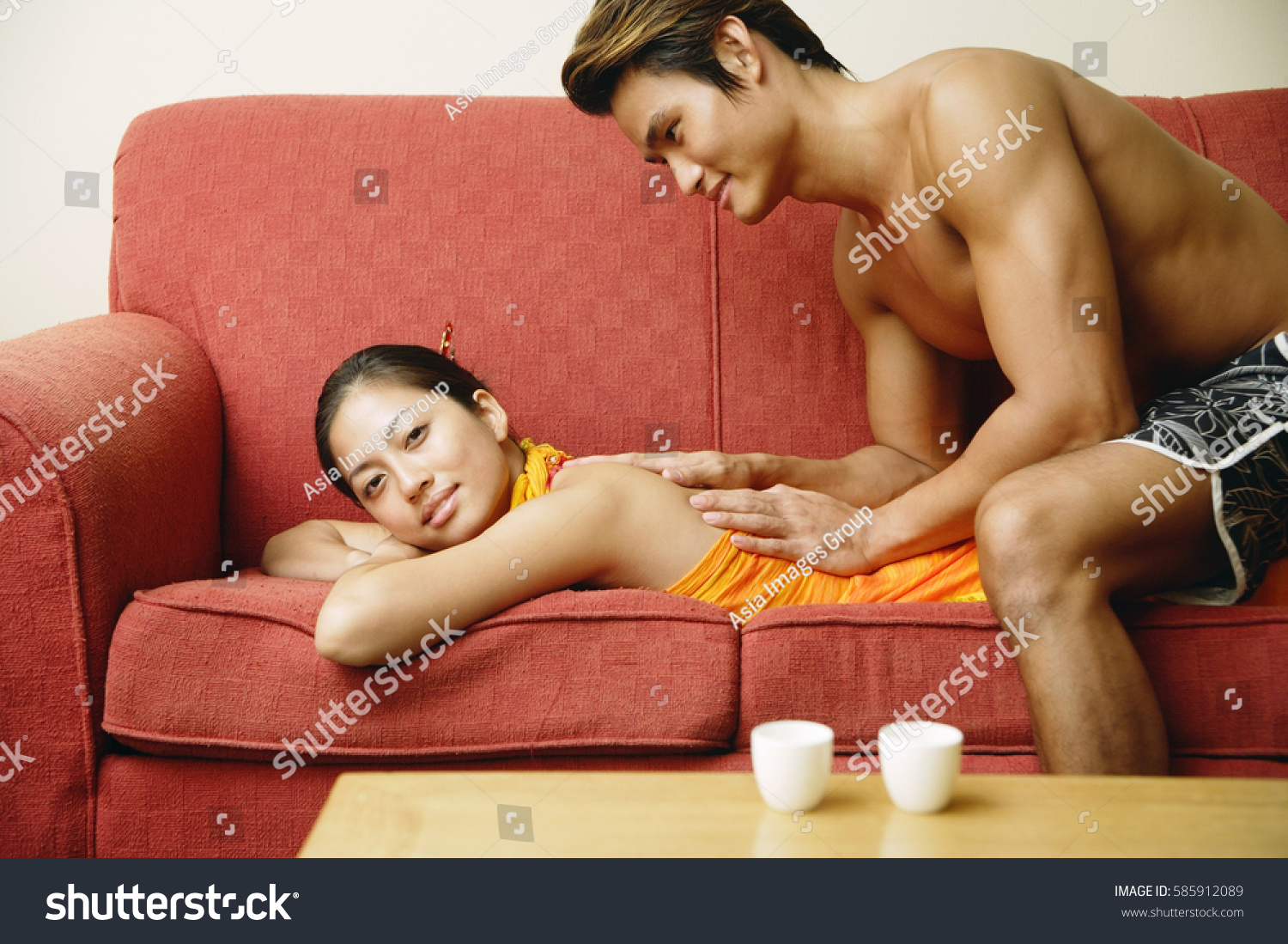 asian nuru massage threesome