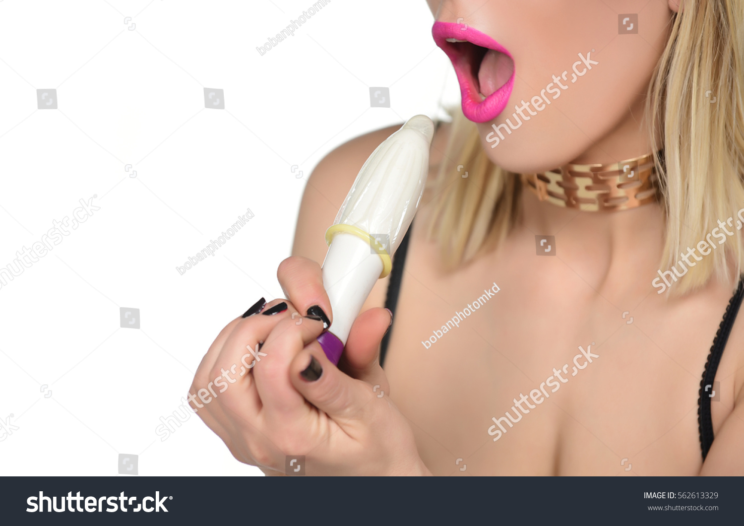 Naked women with plastic penus