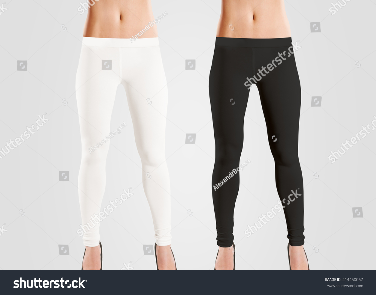 Download Woman Wear Blank Leggings Mockup Black Stock Photo ...