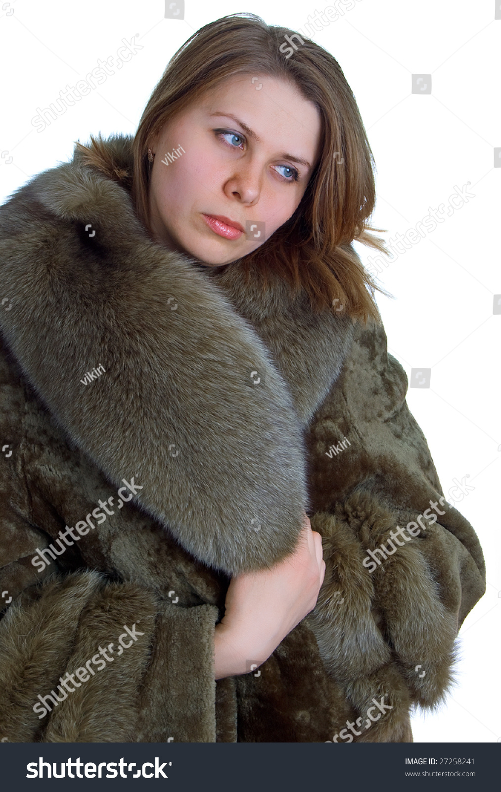 beaver lamb fur coat