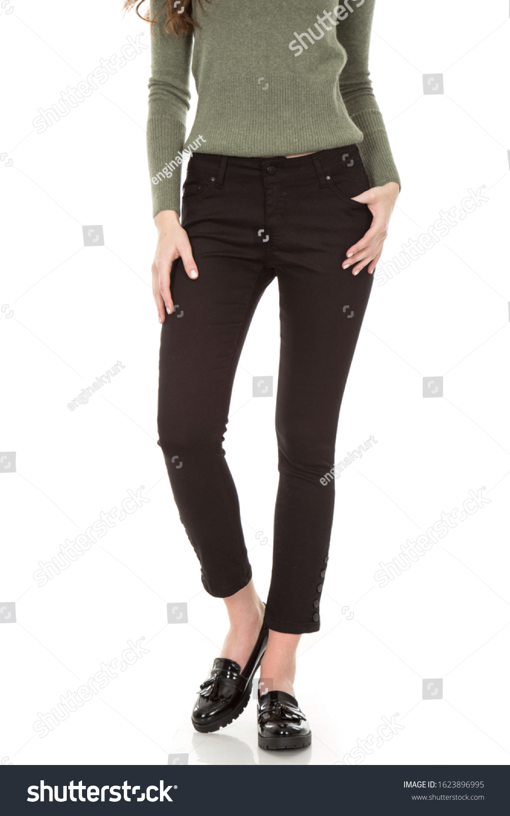 Women Pants Shoot Studio Stock Photo 1623896995 | Shutterstock