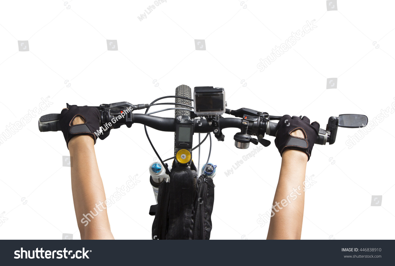 hands on bike