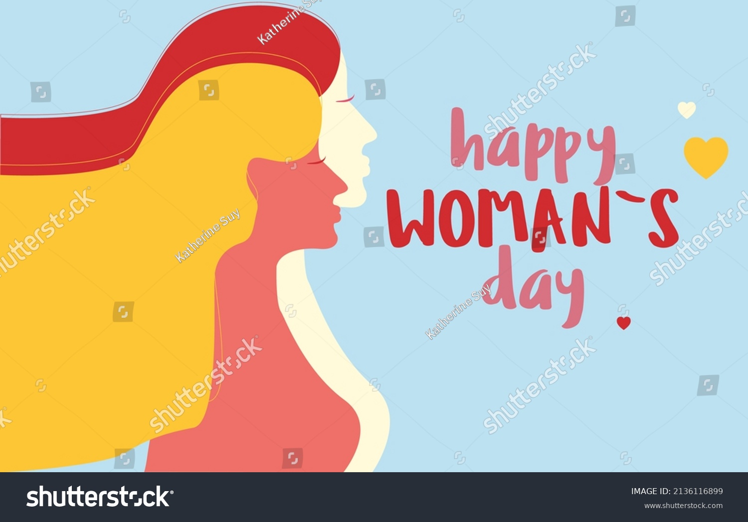 Womens History Month International Womens Day Stock Illustration ...