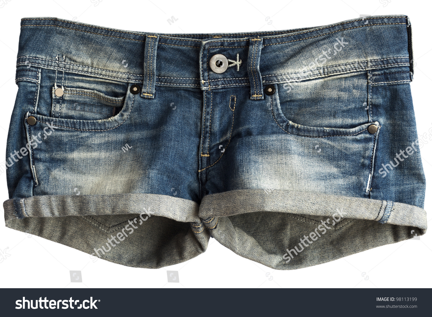 Women'S Jeans Shorts Stock Photo 98113199 : Shutterstock