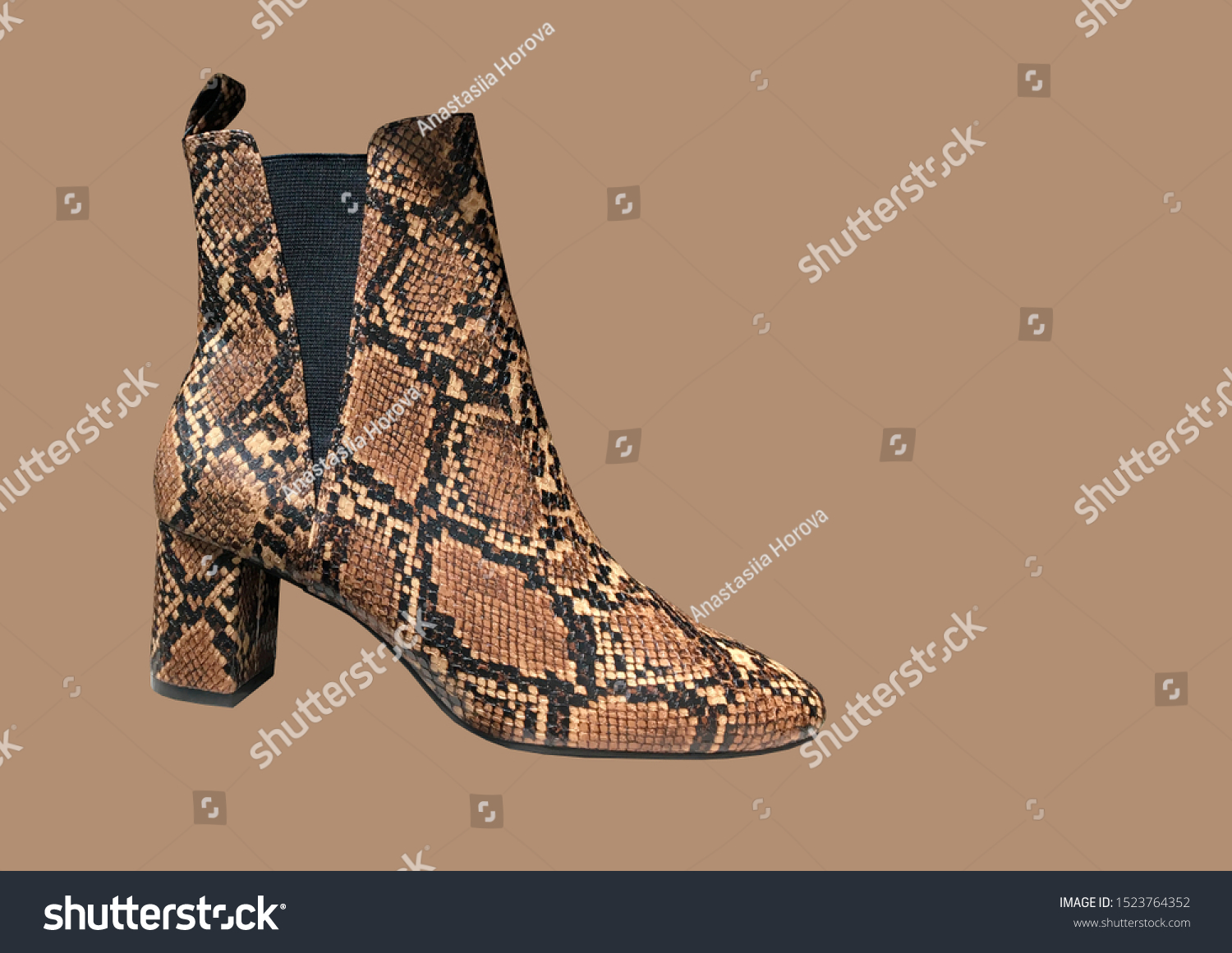 snakeskin ankle cowboy boots