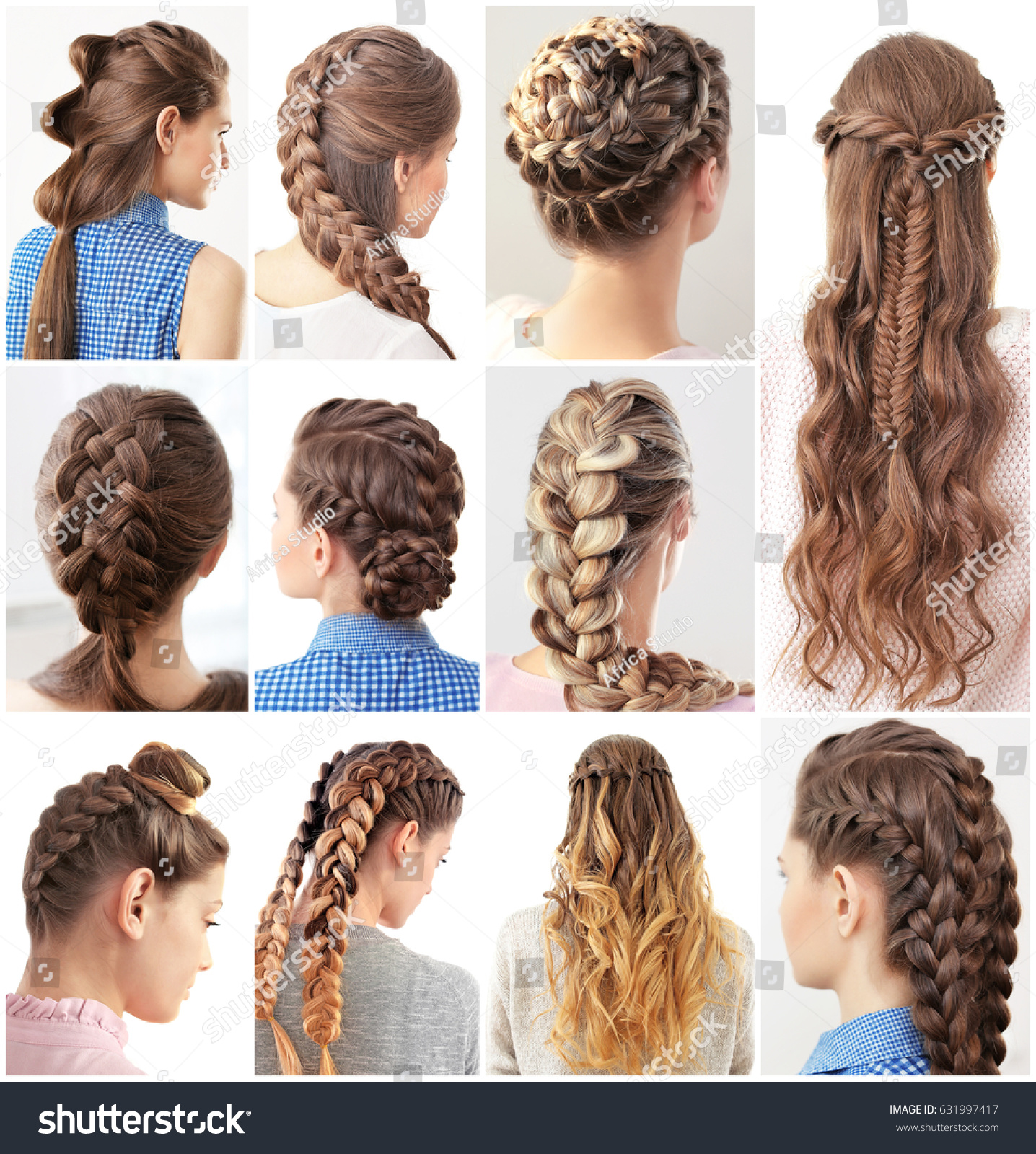 Women Different Hairstyles Stock Photo Edit Now 631997417