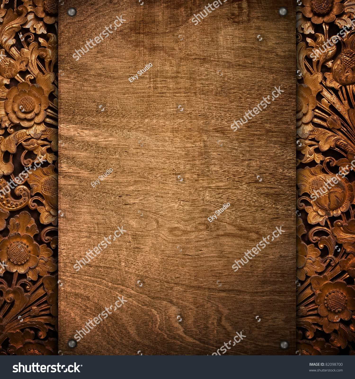 Wood Background Carving Pattern Stock Photo 82098700 - Shutterstock