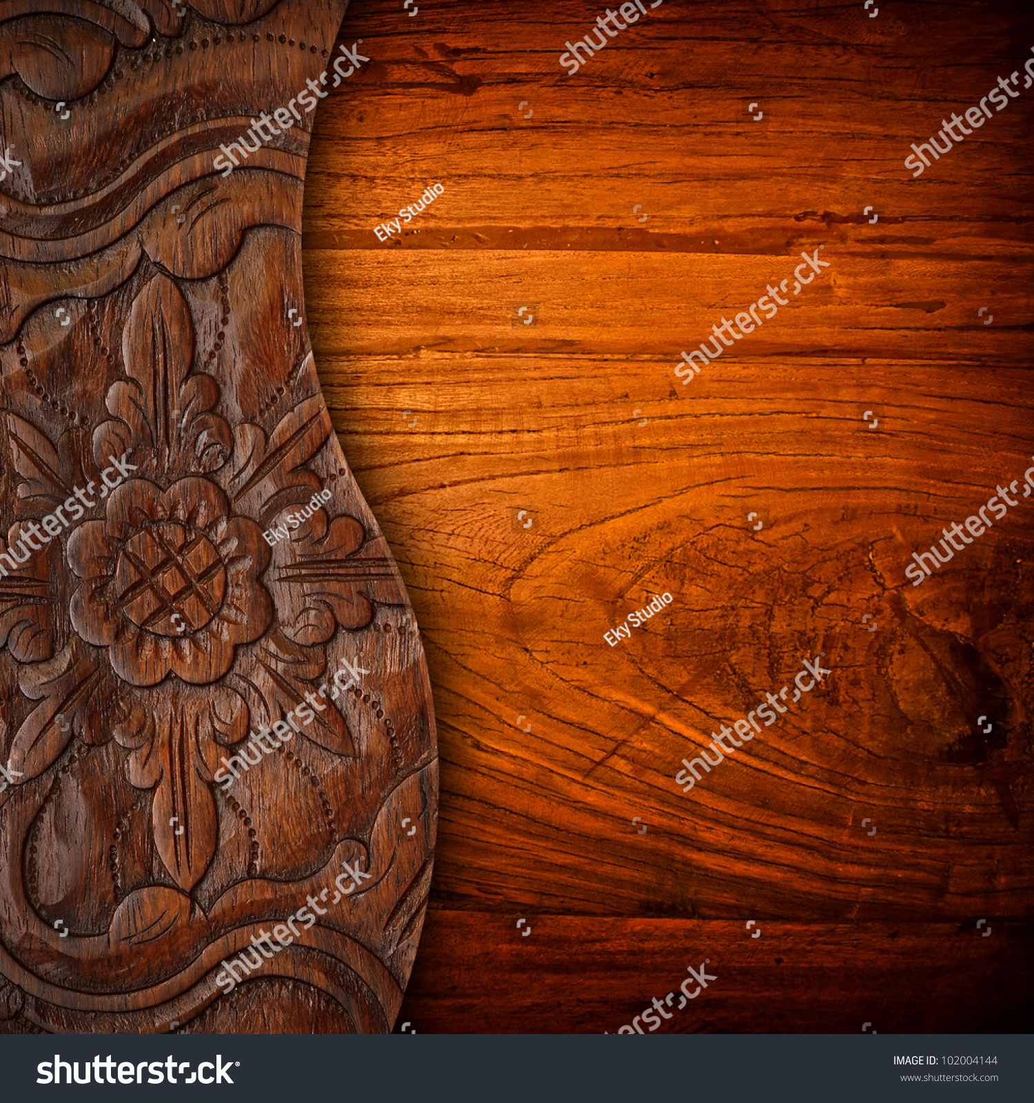 Wood Carving Background Stock Illustration 102004144 - Shutterstock