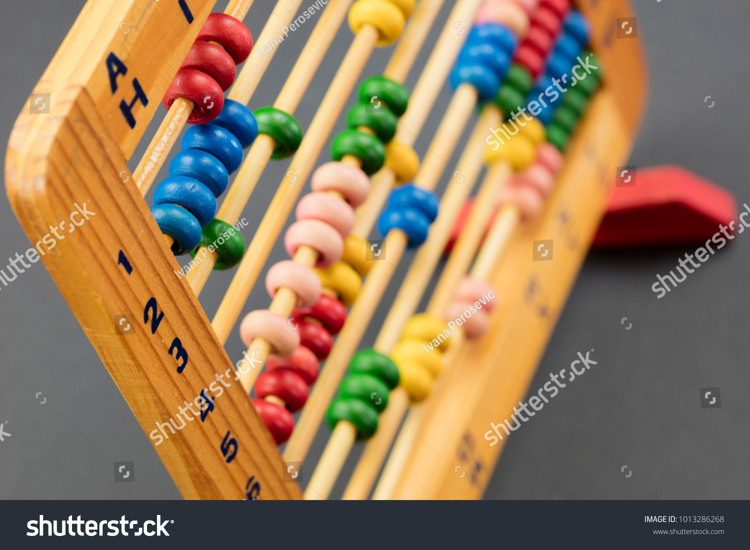 counting toy with beads