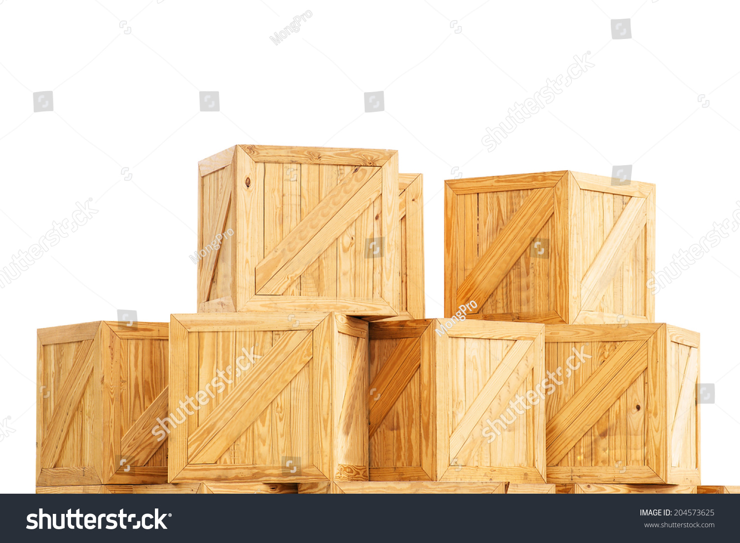 Wooden Box Export Pallet Shipping Cube Postal Deliver Old Ship Crate ...