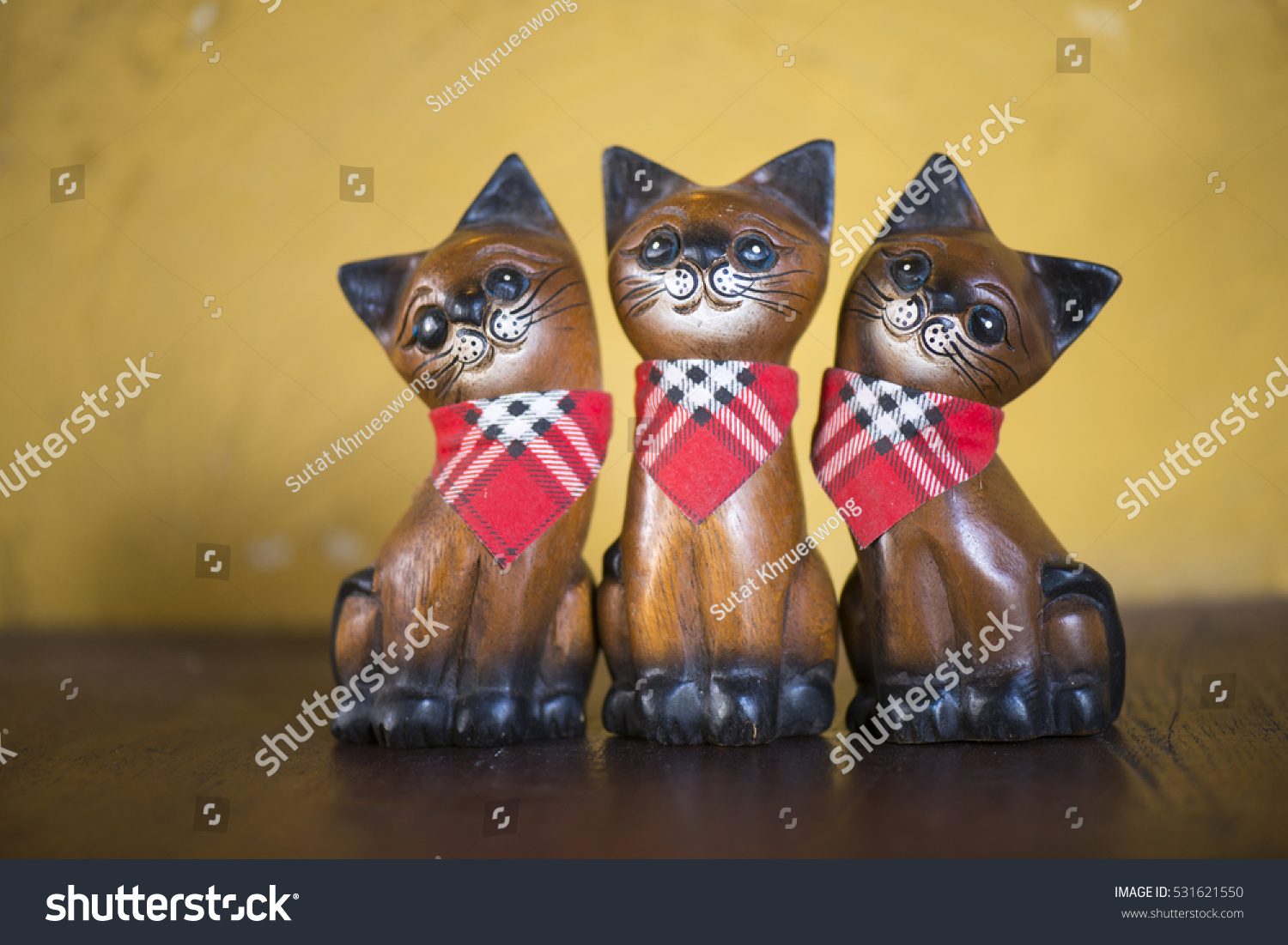 wooden cat toy