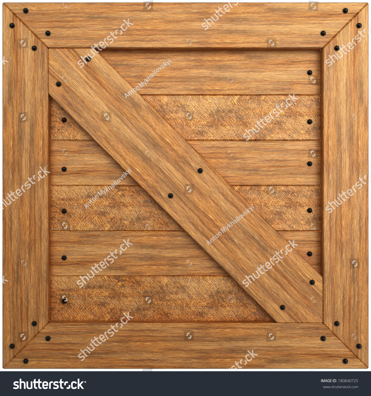 Wooden Crate Texture. Isolated On White Background. 3d Stock Photo ...