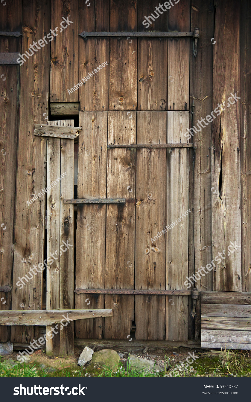 Wooden Door Old Barn Stock Photo 63210787 - Shutterstock