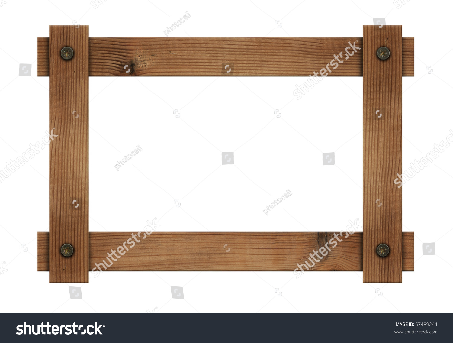 Wooden Photo Frame, Isolated, High Resolution - 57489244 : Shutterstock