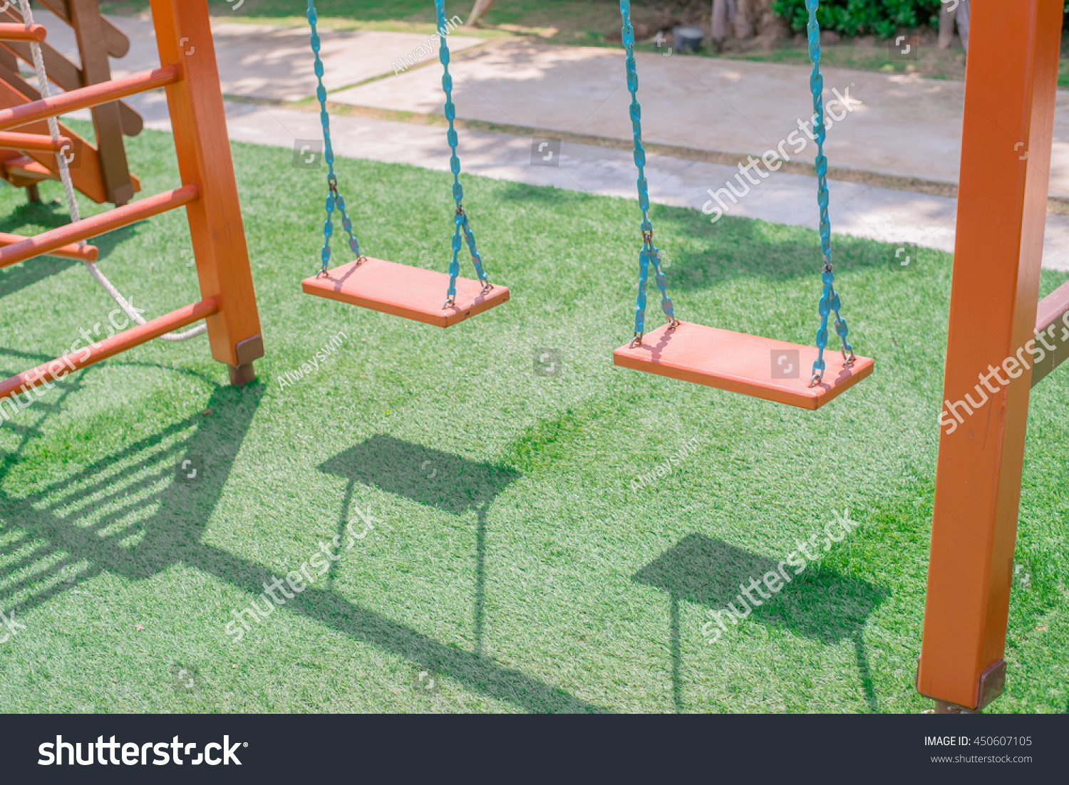 garden playground swing set