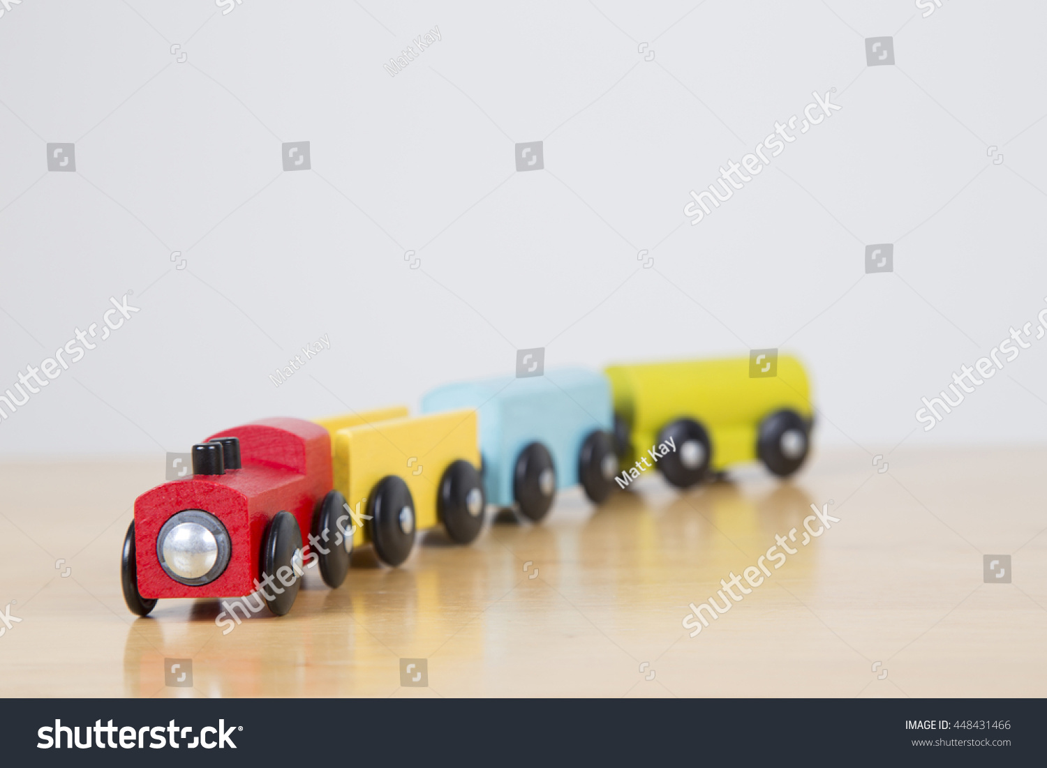 table top train set wooden