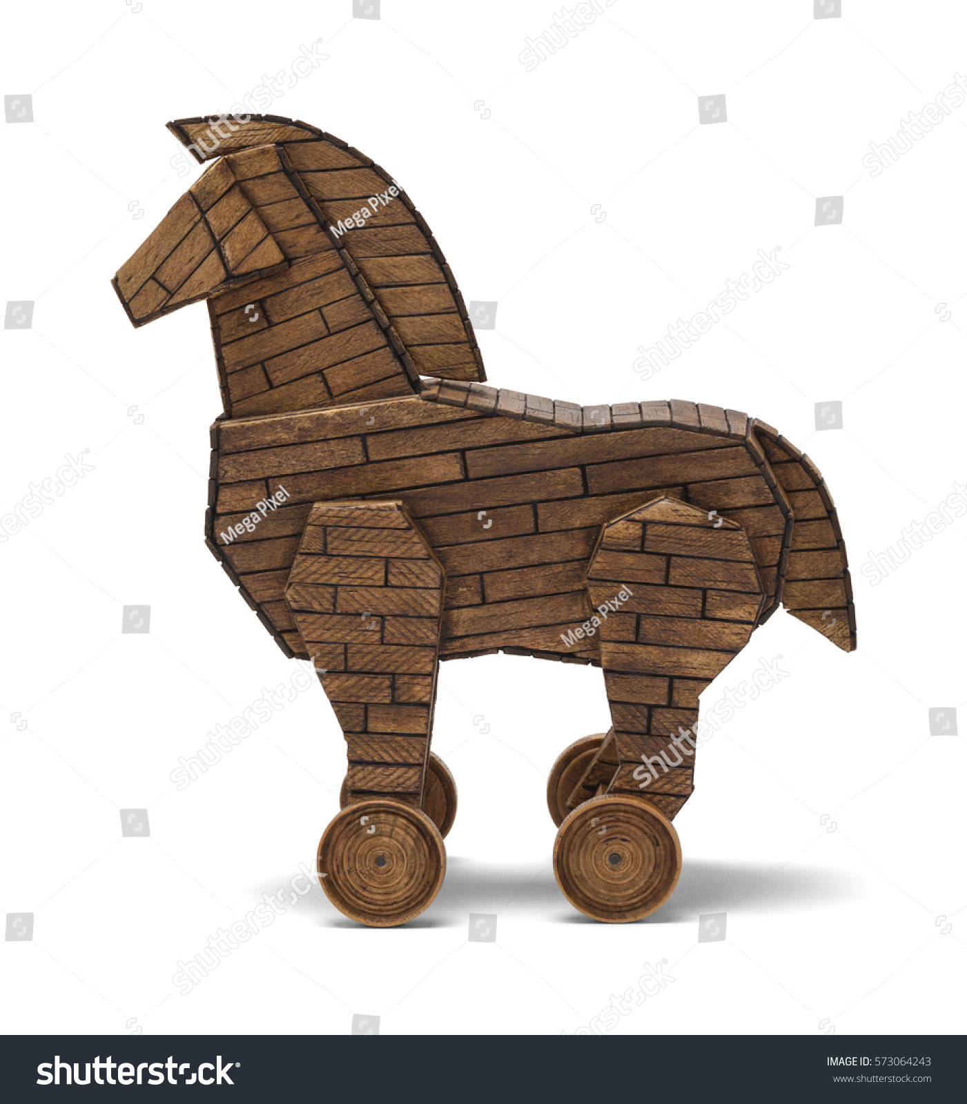 wooden trojan horse