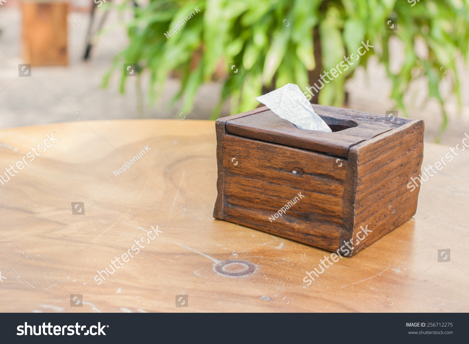 wooden shallow box