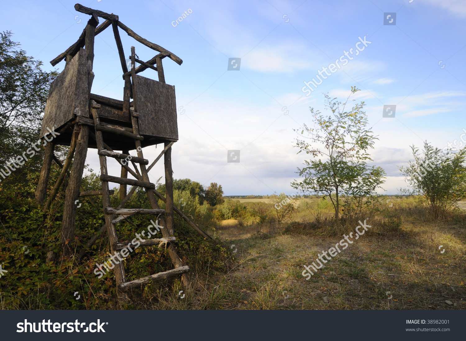 Wooden Watchtower Stock Photo 38982001 : Shutterstock