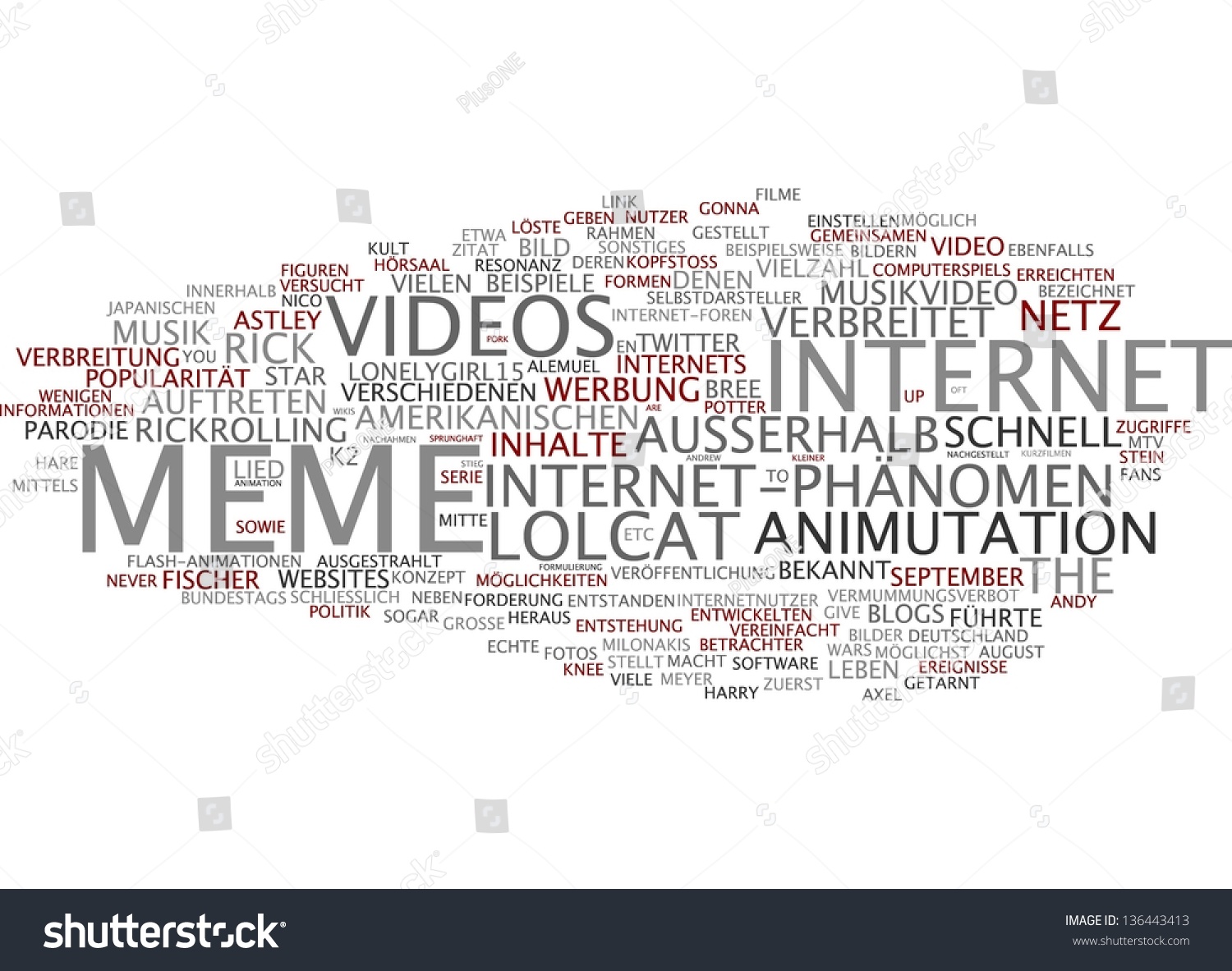 Word Cloud Meme Stock Illustration 136443413 Shutterstock