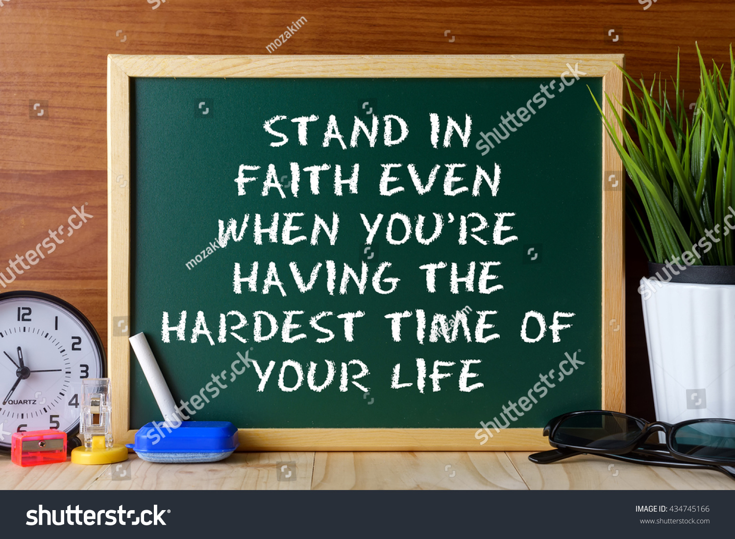 Word quote STAND IN FAITH EVEN WHEN YOU RE HAVING THE HARDEST TIME OF YOUR
