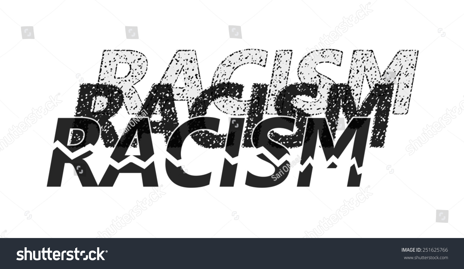 Word Racism In Different Shades, Presenting The Many Levels Of It, With ...