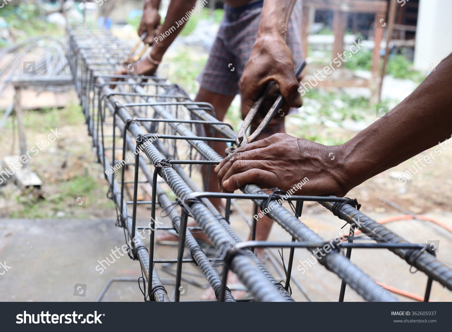 Working On Beam Stirrups Make Column Stock Photo 362605937 - Shutterstock