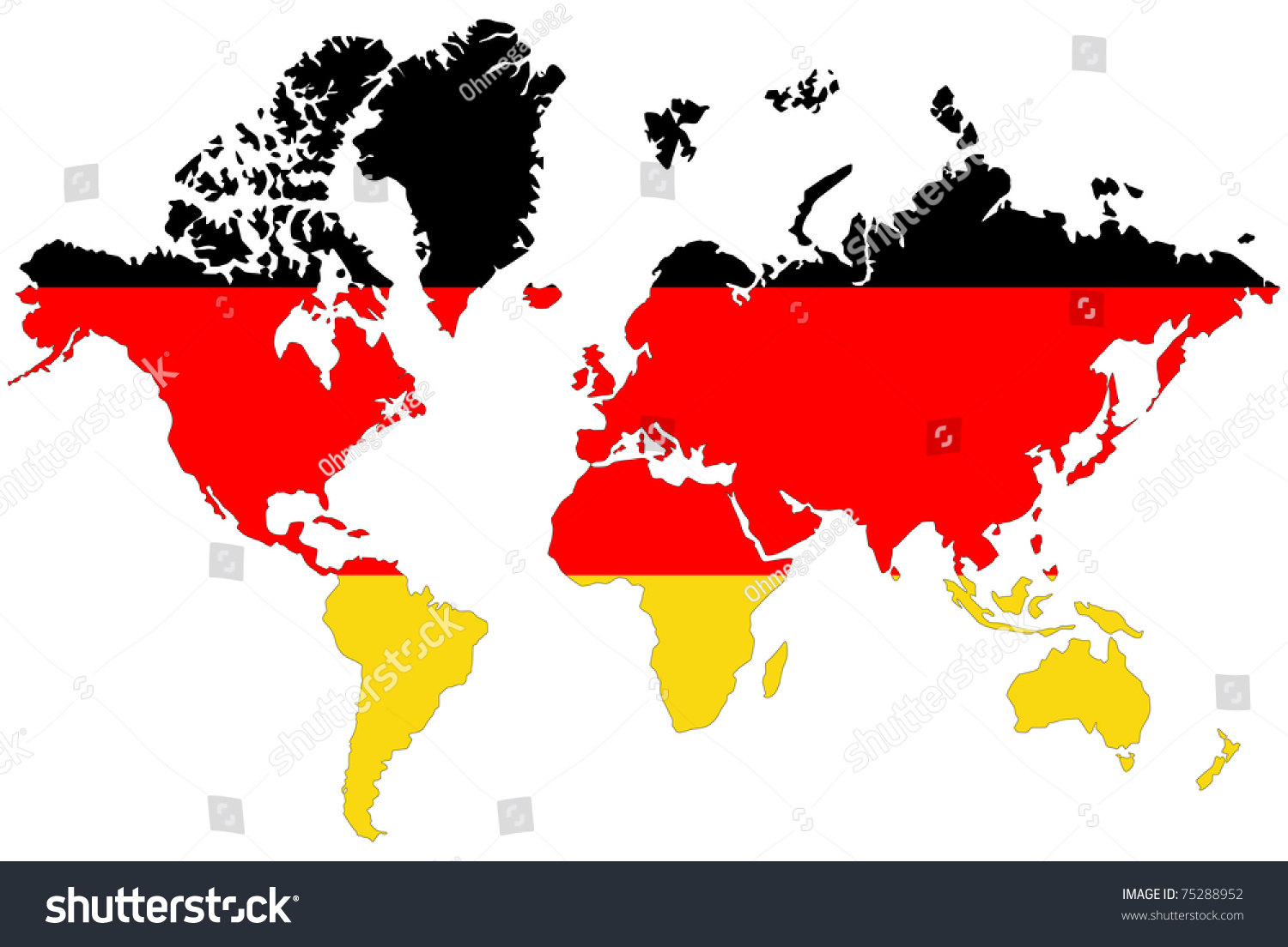 Premium Vector Location Of Germany On The World Map W - vrogue.co