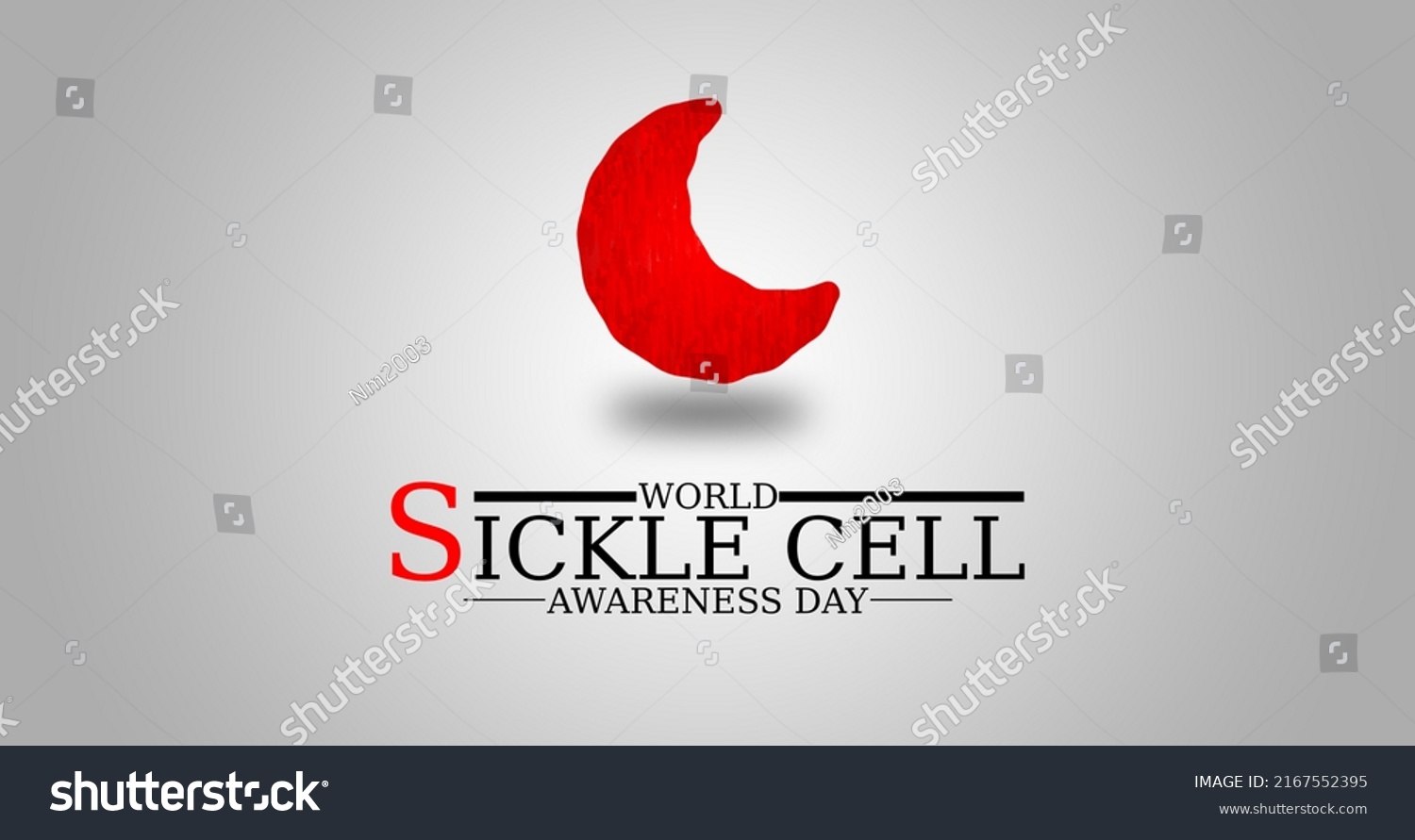 World Sickle Cell Awareness Day Poster Stock Illustration 2167552395 ...