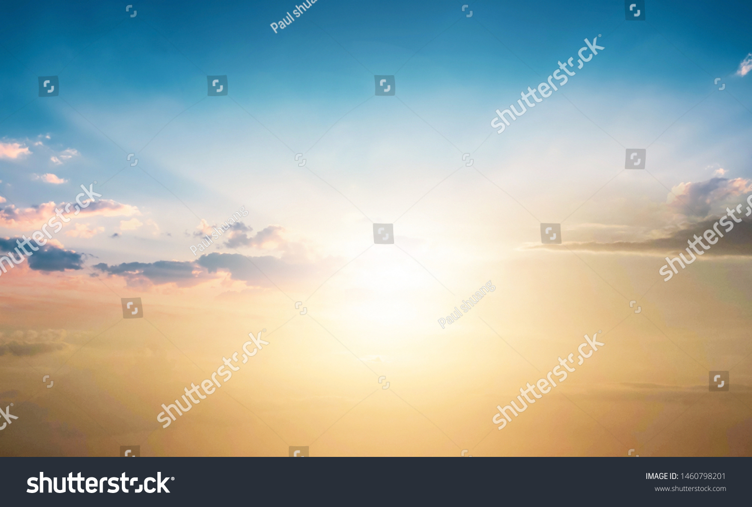 paul k sky and sun clipart