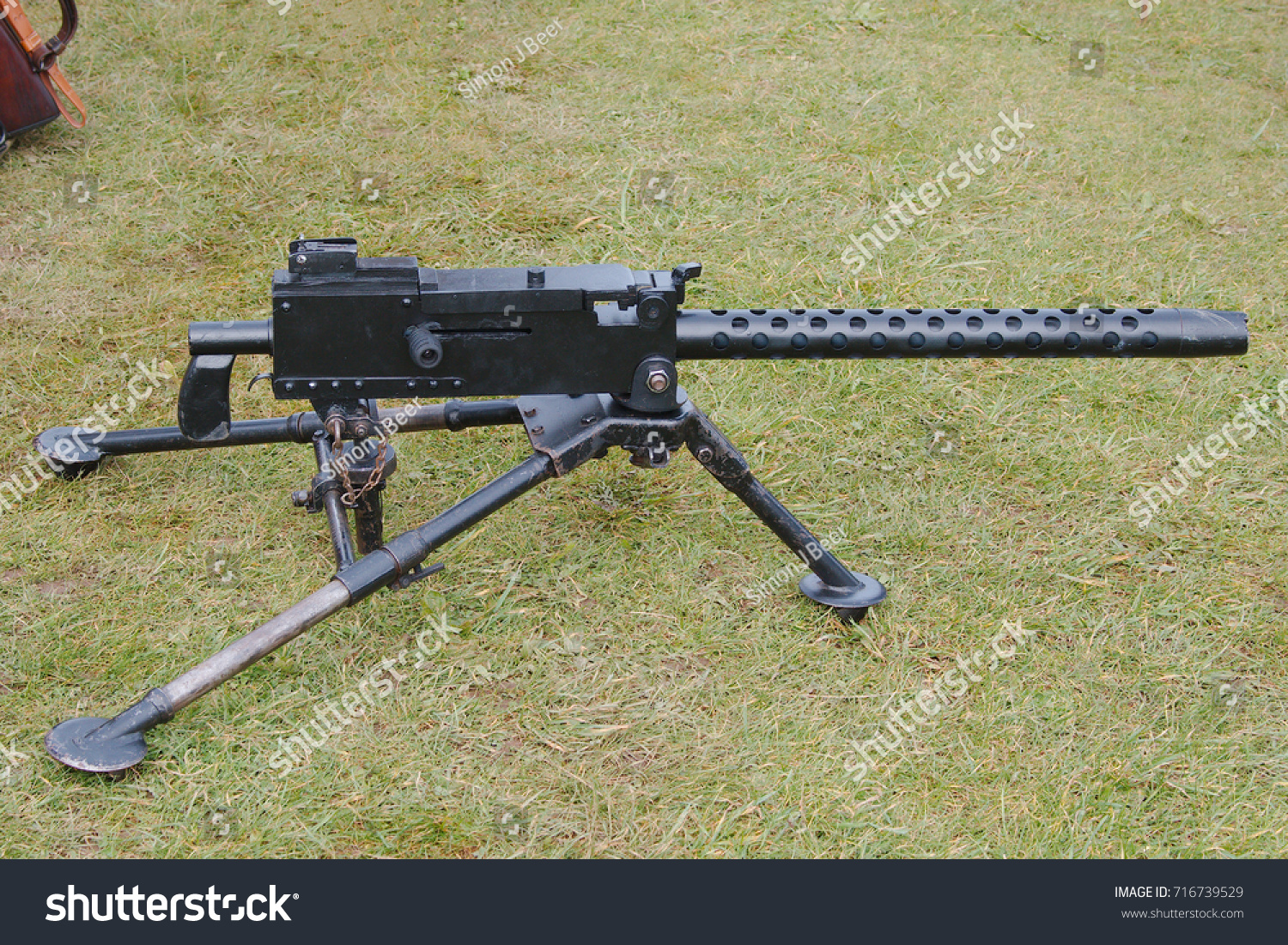 World War 2 Era Historical Browning Stock Photo (Edit Now) 716739529