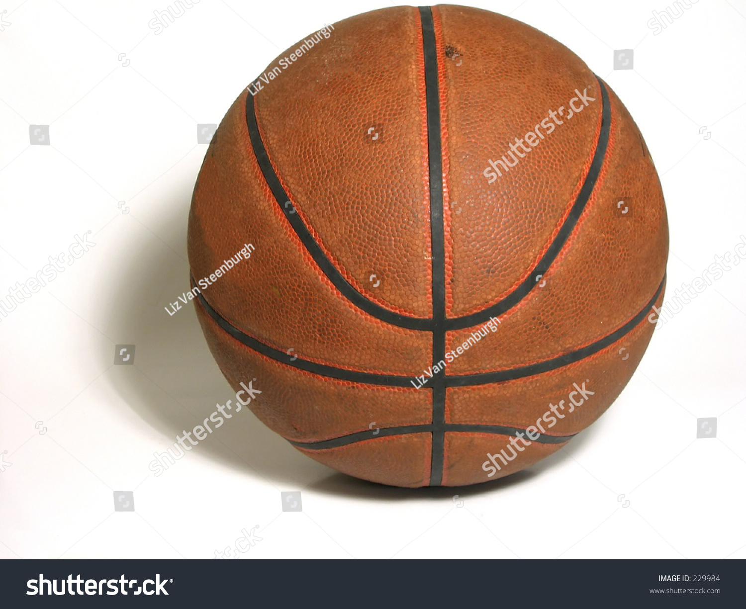 Worn Basketball Stock Photo 229984 : Shutterstock