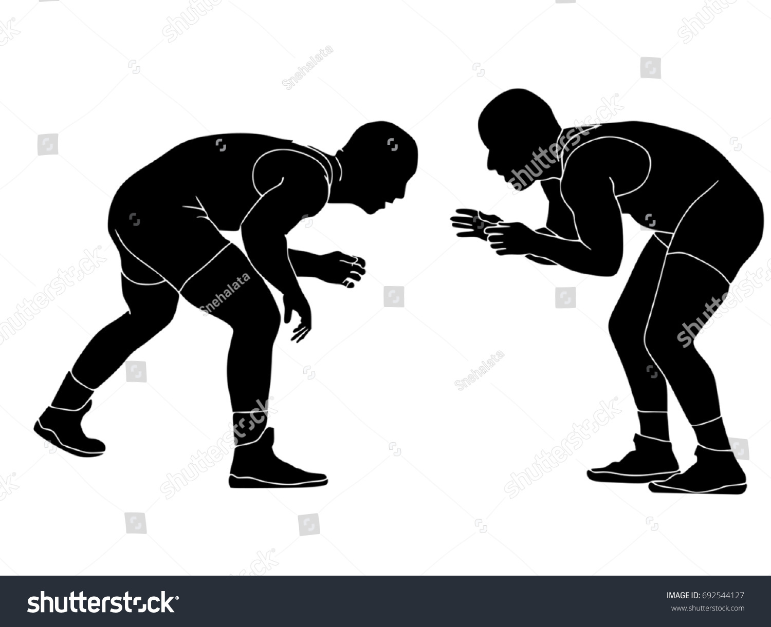 Wrestling Symbol Stock Illustration 692544127 Shutterstock