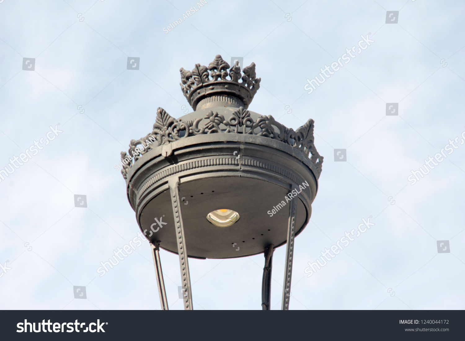 Wrought Iron Street Lamp Stock Photo 1240044172 | Shutterstock