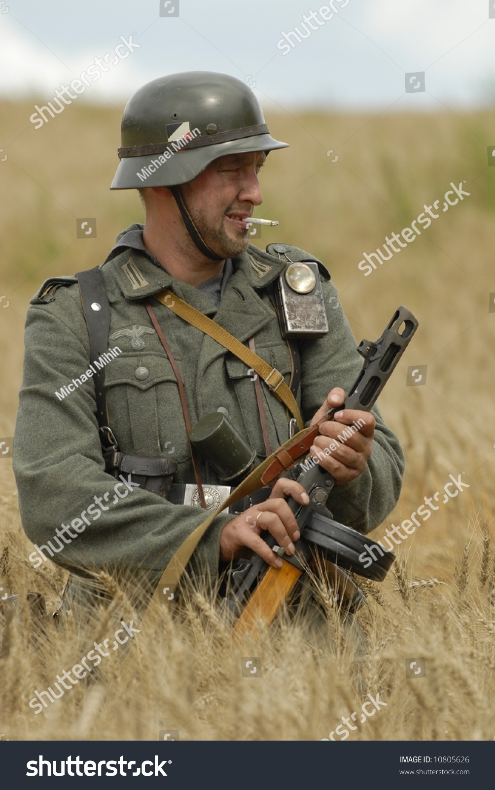 Ww2 German Soldier, Smoking Stock Photo 10805626 : Shutterstock